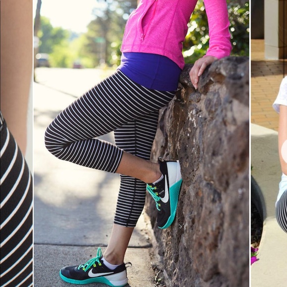 lululemon athletica Pants - Lulu🍋 RARE  Wunder Under Parallel Stripes, size 6